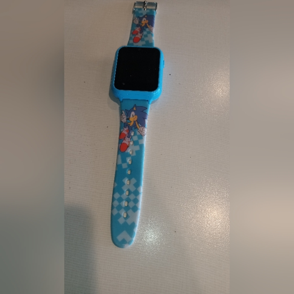 Sonic the Hedgehog Unisex Child iTime Interactive Smartwatch 40mm